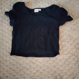 Black Crop Top